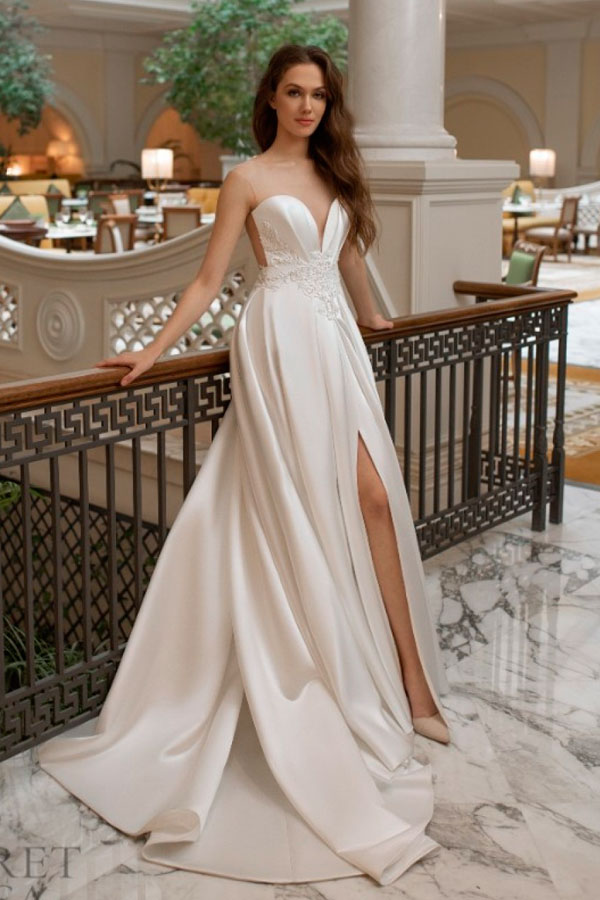 винтажное свадебное платье